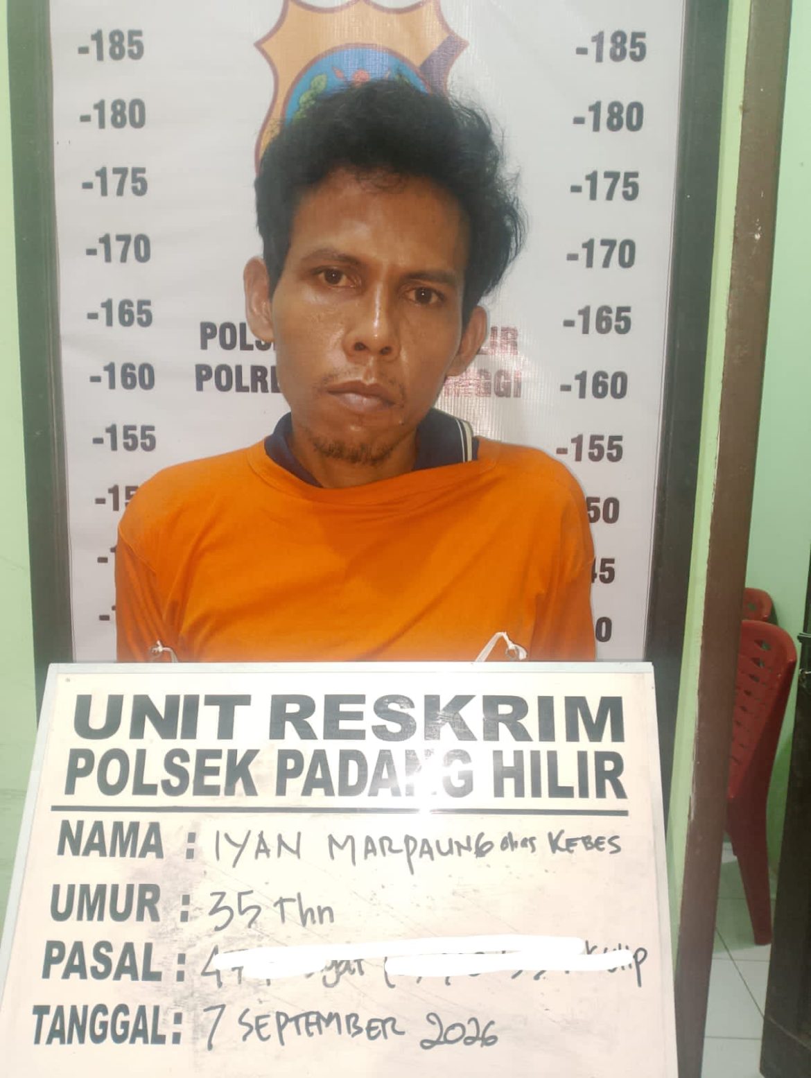 Unit Reskrim Polsek Padang Hilir Ringkus Pelaku Curat, Akui 8 TKP TebingTinggi