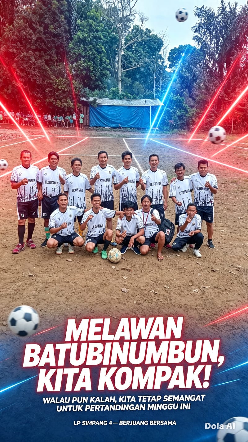 WALAU KALAH LAWAN BATUBINUMBUN, LP SIMPANG 4 TETAP KOMPAK DAN SIAP BANGKIT DI PERTANDINGAN BERIKUTNYA!