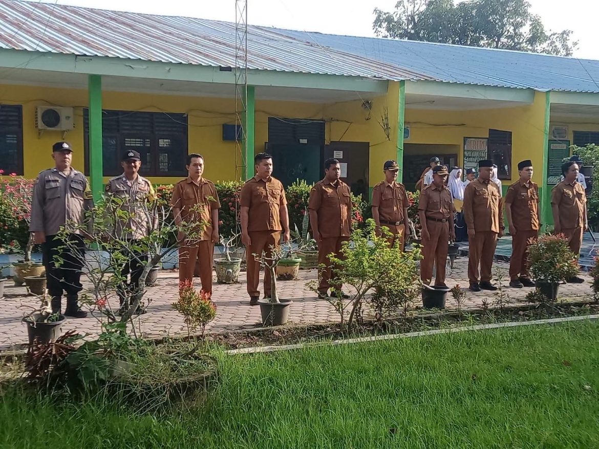 Police Go To School, Polsek Secanggang Berikan Penyuluhan Kamtibmas kepada Pelajar SMP Negeri 1 Secanggang.