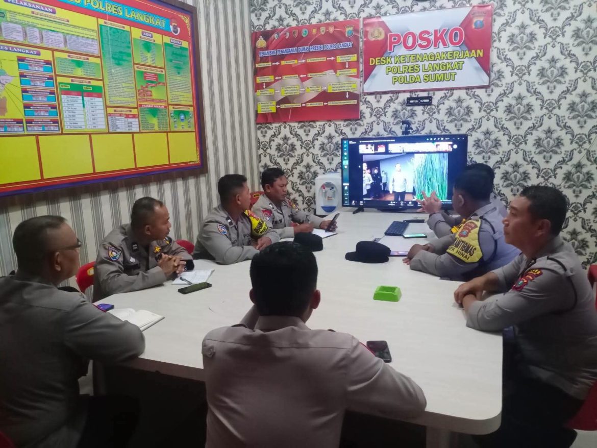 Polsek Secanggang Ikuti Launching SPMB SMA Kemala Taruna Bhayangkara Tahun Ajaran 2027/20