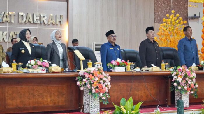 DPRD Langkat Tetapkan 896 Pokok-Pokok Pikiran dalam Rapat Paripurna.
