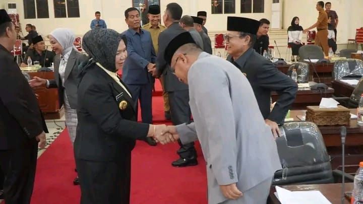 Plt Bupati Langkat Hadiri Rapat Paripurna Penetapan Pokir DPRD Masa Sidang III Tahun Kedua TA 2026.