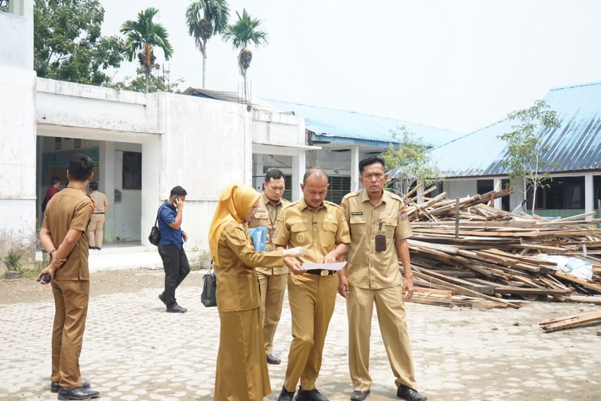 Wali Kota Mahyaruddin Pastikan Pembangunan Sesuai Perencanaan Pelaksanaaan Revitalisasi