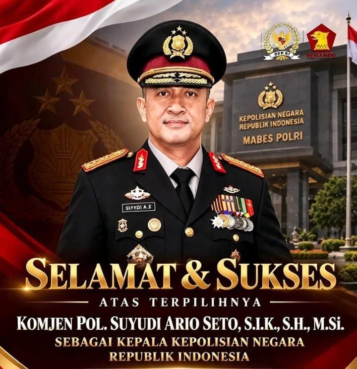 DPR RI Sahkan Suyudi Ario Seto sebagai Kapolri, Gantikan Listyo Sigit