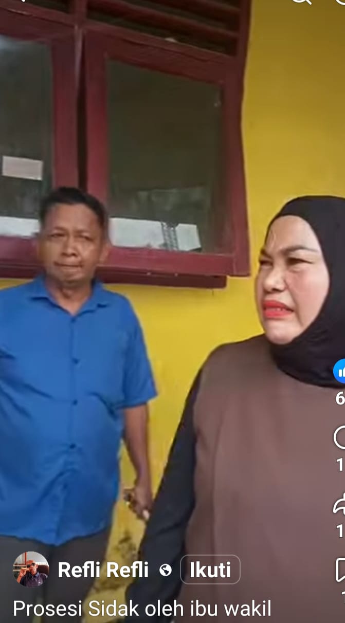 Sidak Wakil Ketua Komisi II DPRD Langkat Tinjau Kondisi Halaman SD Negeri 050746 Balai Umum.