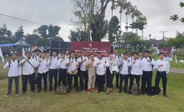 DPC Gerindra Langkat Dampingi Anggota DPRD dan Kader Ikuti Diklat Laskar Gerindra.