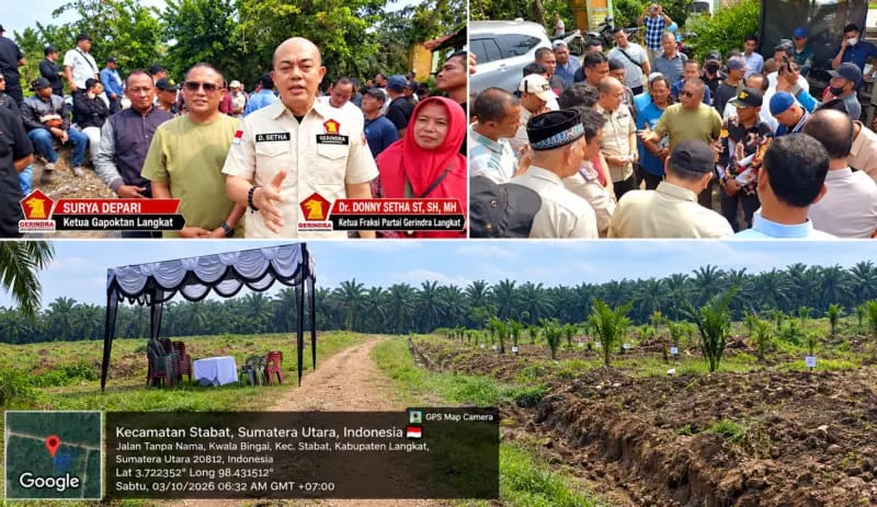 Persoalan Lahan Eks HGU Kwala Bingai Kembali Disorot, PTPN 1 Regional 1 Diduga Tanam Sawit di Tengah Pembahasan Pansus DPRD Langkat.