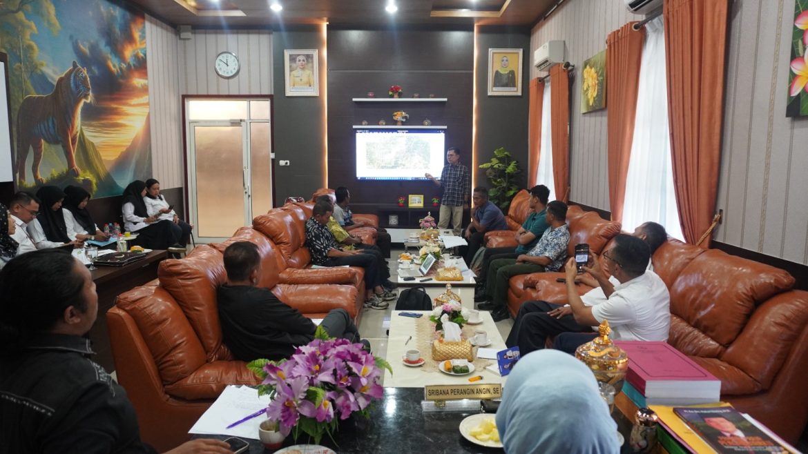 LSM BITRA Indonesia Audiensi ke DPRD Langkat, Dorong Pembangunan Irigasi di Secanggang.
