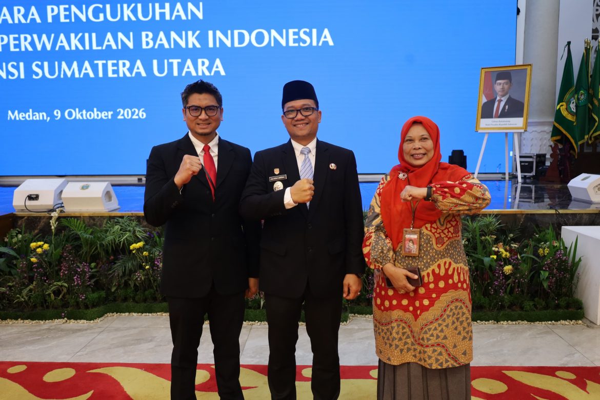 Wakil Wali Kota Tanjungbalai Hadiri Pengukuhan Ameriza Ma’ruf Moesa 