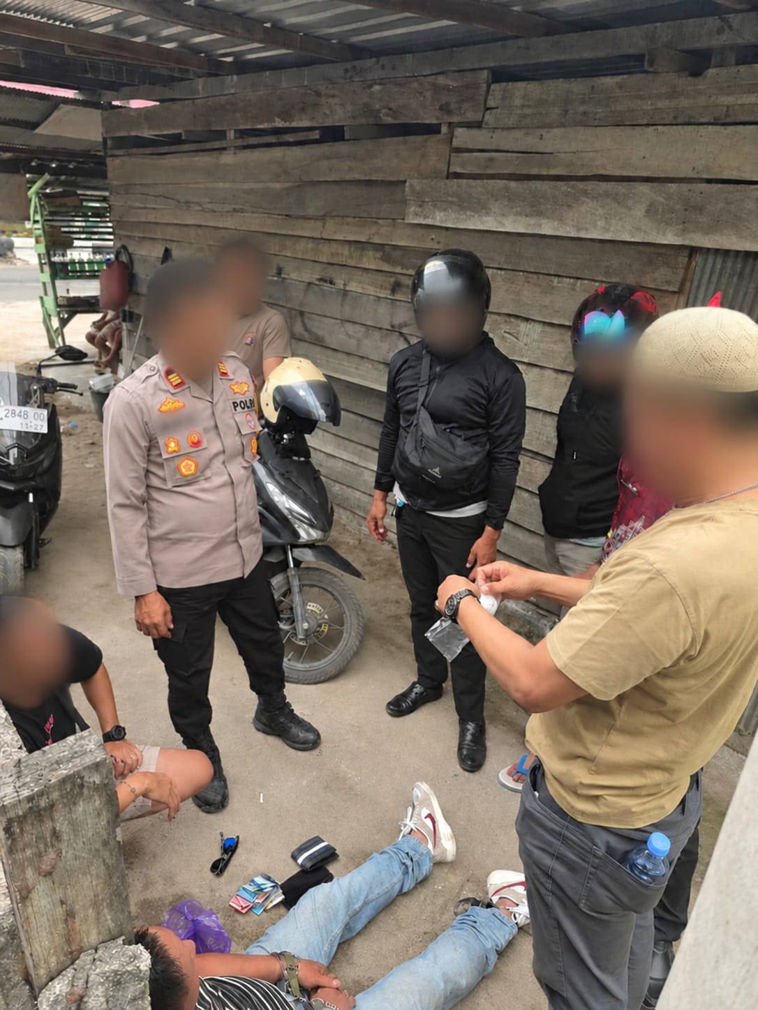 Polsek Ketapang Amankan Pria dengan Barang Bukti Sabu Hampir 100 Gram