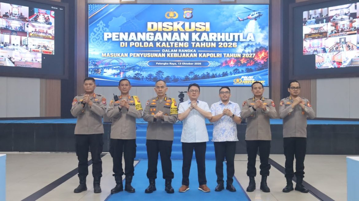 Di Hadapan Sahli Kapolri, Polda Kalteng Paparkan Strategi Penanganan Hotspot dan Gakkum Karhutla