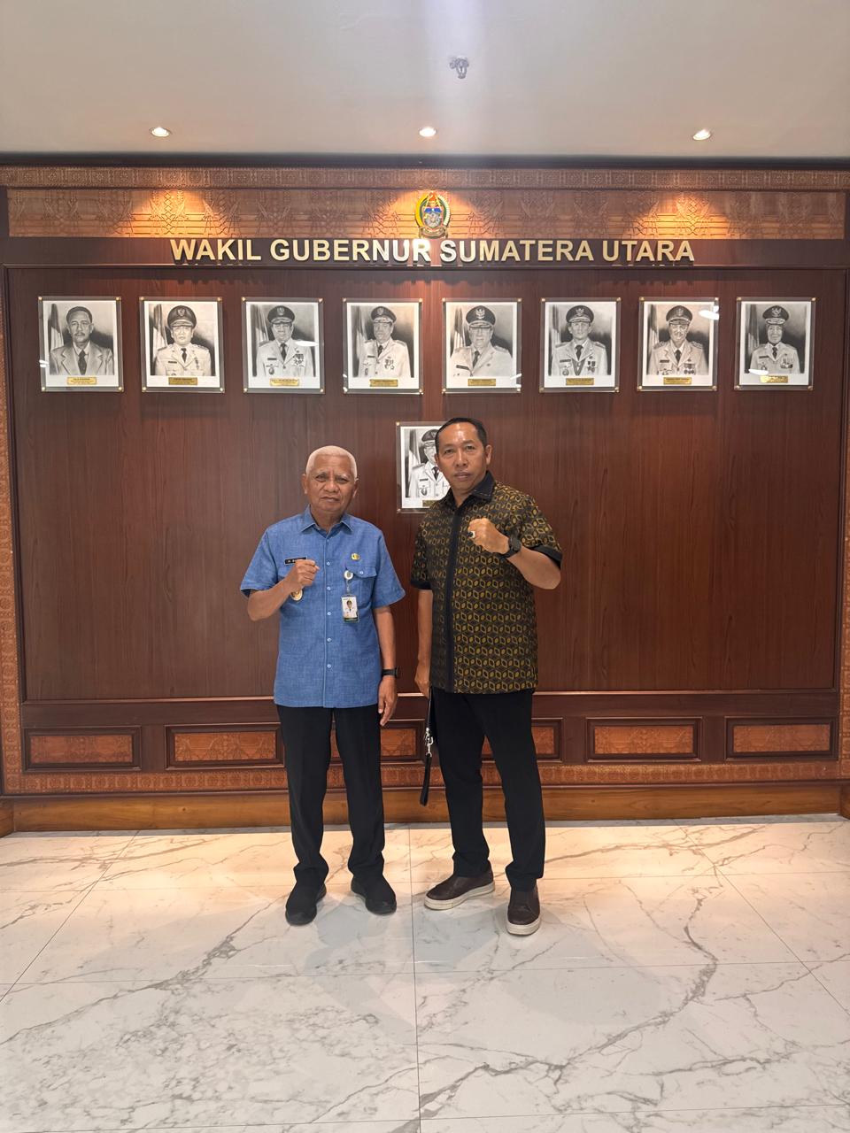 Matangkan Persiapan Rakernas V MPK Indonesia, Bupati Taput Audiensi dan Koordinasi dengan Wagubsu  ‎