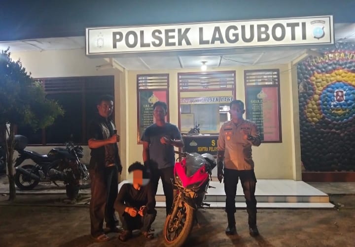 Polsek Laguboti Berhasil Tangkap Resividis Curanmor di Balige