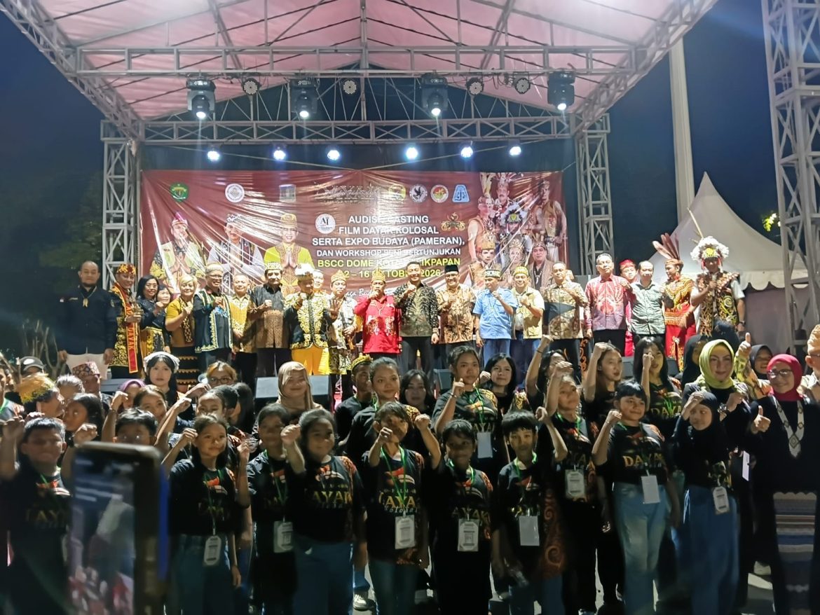 Audisi Film Dayak Kolosal ,di Dome Anggkat Budaya Lelurur dan dorong UMKM &industri kreatif berkembang.