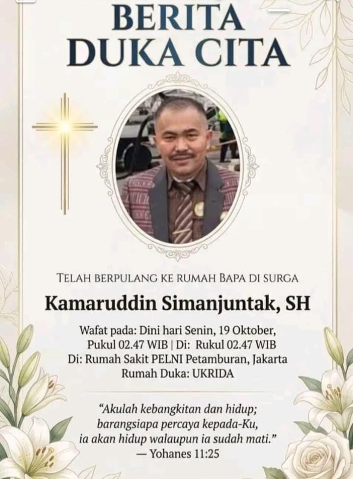 Pengacara Kondang Kamarudin Simanjuntak Meninggal Dunia