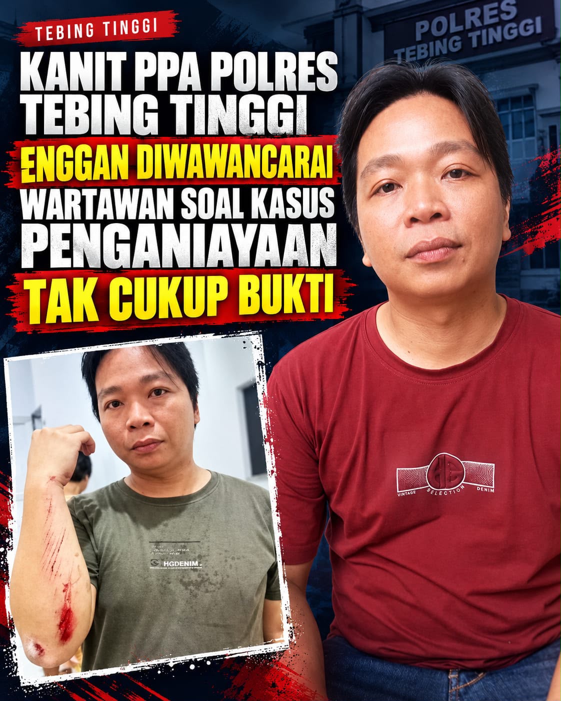 Respons Kasus Dipertanyakan, Kanit PPA Polres Tebingtinggi Disorot