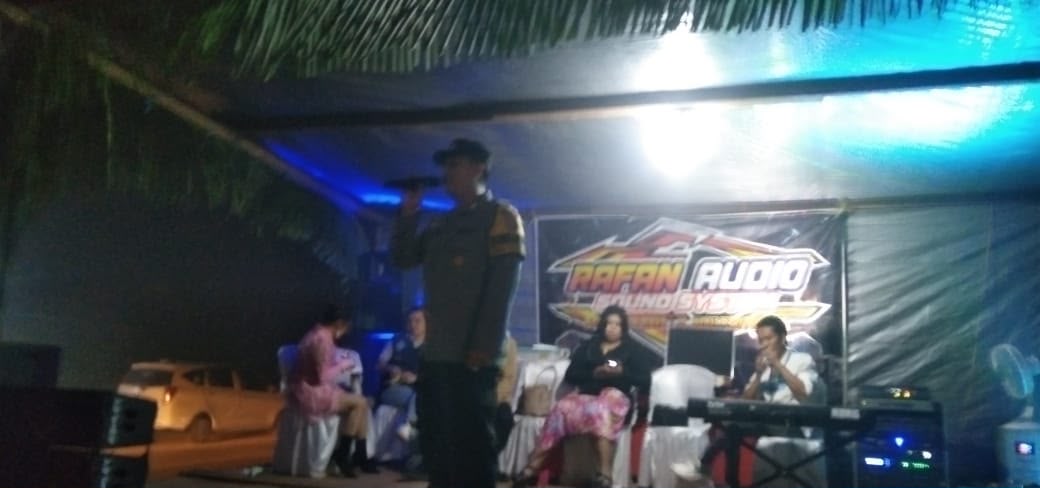 Minimalisir Keributan, Polsek Rakumpit Berikan Imbauan Kamtibmas dalam Hajatan Warga