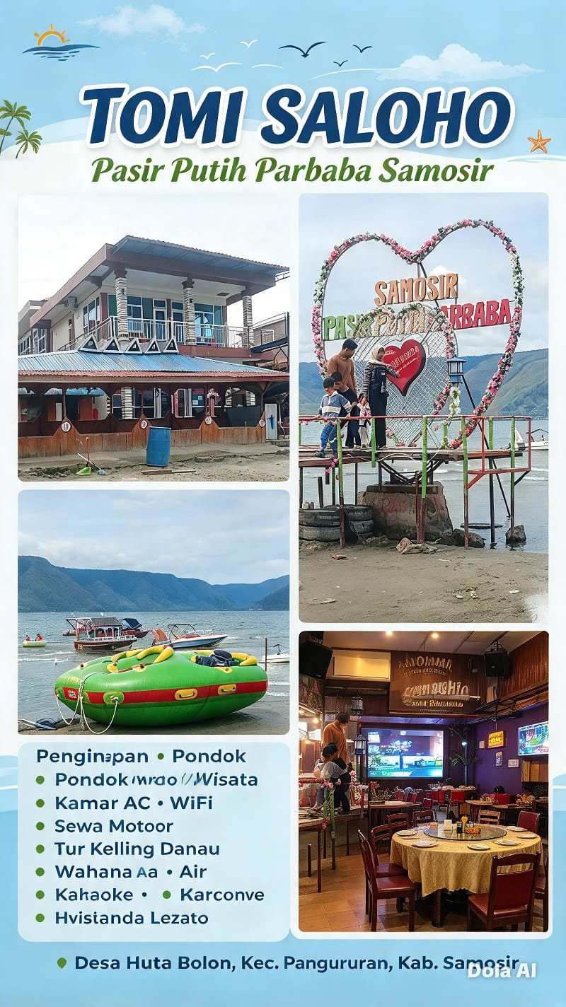Pasir Putih Parbaba, Pesona Wisata Danau Toba yang Memikat