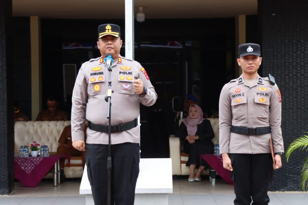 Kapolres Pasaman Pimpin Apel Operasi Patuh Singgalang 2026, Tekankan Keselamatan dan Penertiban Lalu Lintas