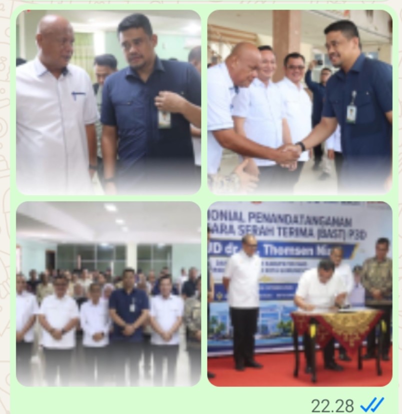 Bupati Nias Utara Hadiri Penandatanganan BAST P3D RSUD dr. M. Thomsen Nias, Perkuat Sinergi Antarpemerintah Daerah